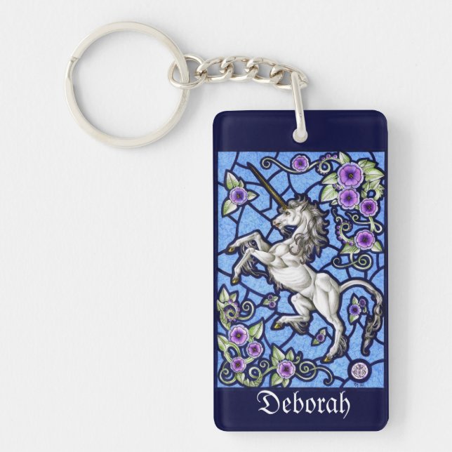 Virginsnowe Keychain Acrylic Rectangle (Framsidan)