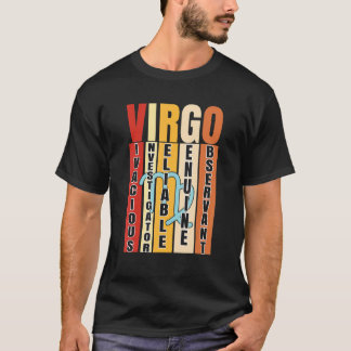 Virgo Apparel Zodiac Sign Facts Horoscope Astrolog T Shirt