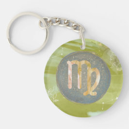 Virgo Astrology Zodiac Nyckelring – Sacred Simplic