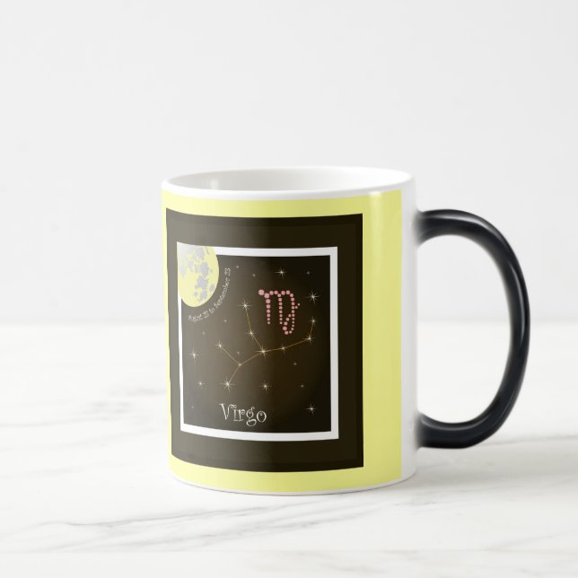Virgo August 23 to September 23 Tasse Magisk Mugg (Höger)