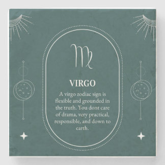 Virgo customize name 12 signs of the Zodiac Stenunderlägg