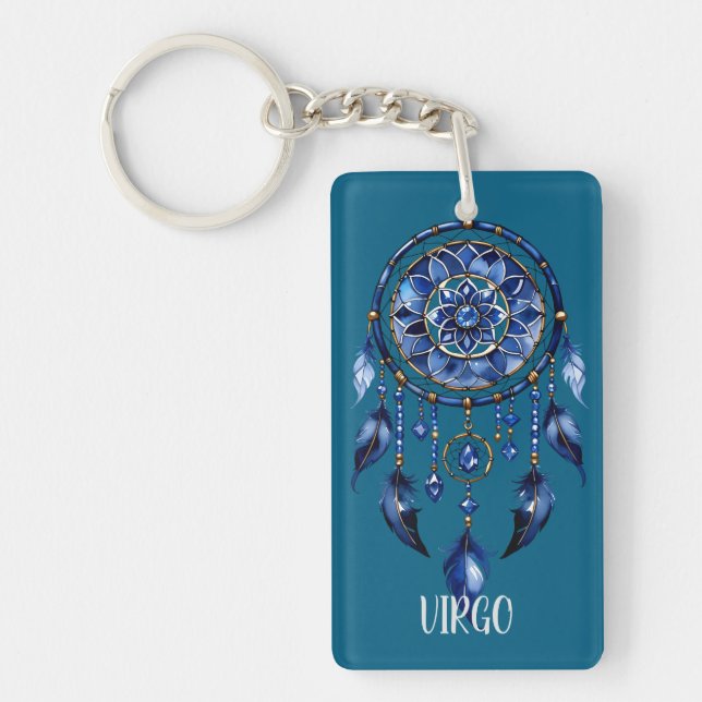 Virgo Dreamcatcher Nyckelring (Framsidan)