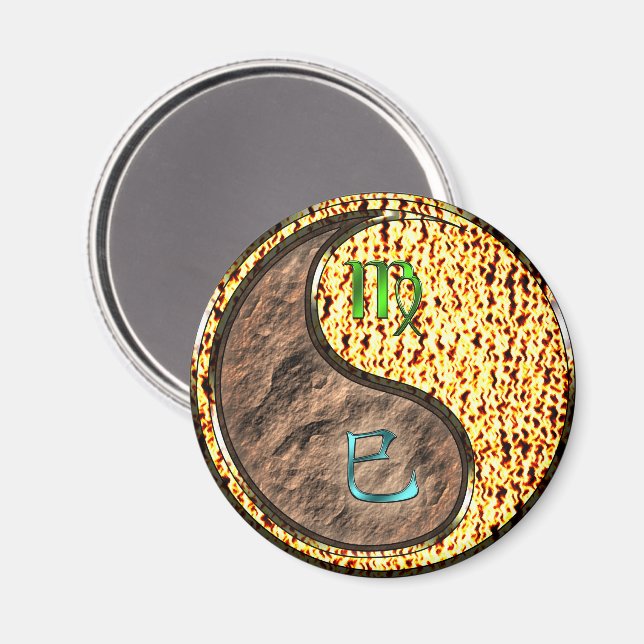 Virgo & Eld-Snakes Magnet (Front/Back)
