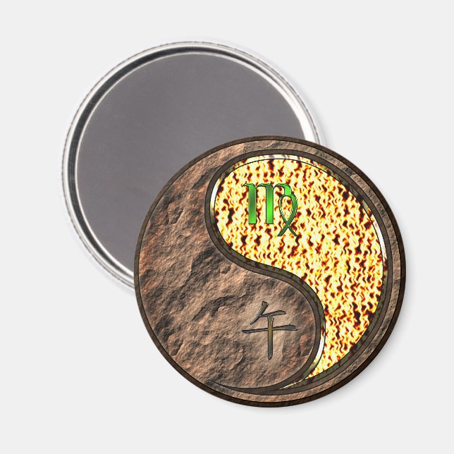 Virgo & Eldhästen Magnet (Front/Back)