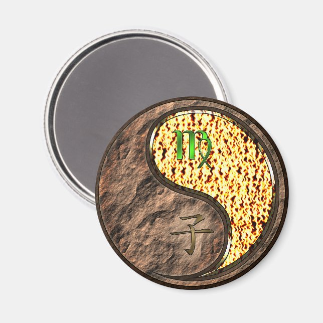 Virgo & Eldråtta Magnet (Front/Back)