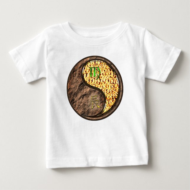 Virgo & Eldröd Draken T Shirt (Framsida)