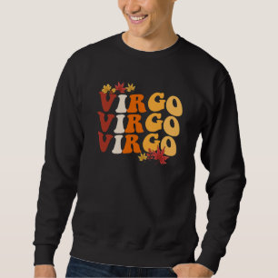 Virgo Flicka Stjärntecken Astrologi Höst Känslor H Lång Ärmad Tröja