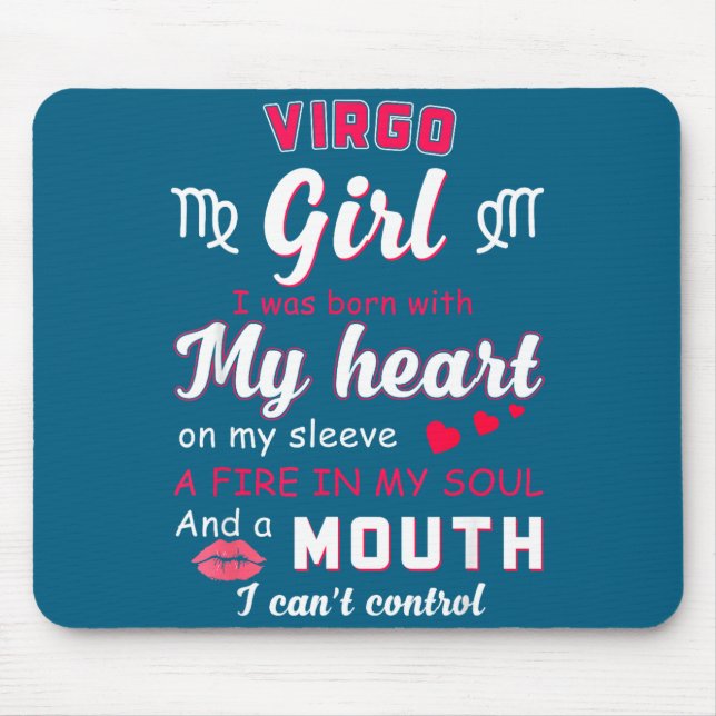 Virgo Girl Funny Quote With Zodiac Sign Birthday I Musmatta (Framsidan)