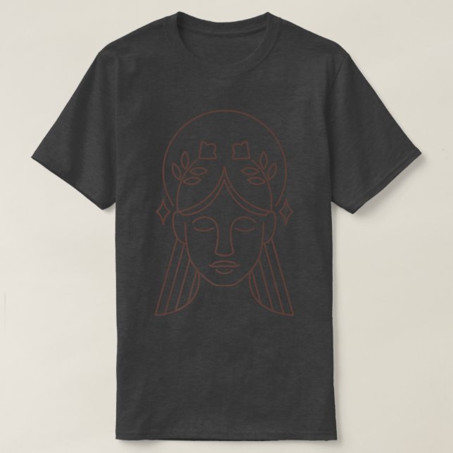 Virgo Girlfriend Zodiac Horoscope Astrology   T Shirt (Design framsida)
