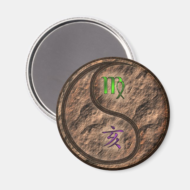Virgo & Jordpiggsvin Magnet (Front/Back)