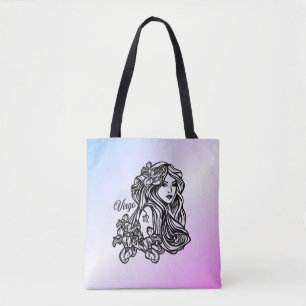 Virgo Jungfrun Zodiak Lila Tygkasse