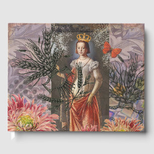 Virgo Kvinna Astrologi Whimsical Porträtt Gästböcker