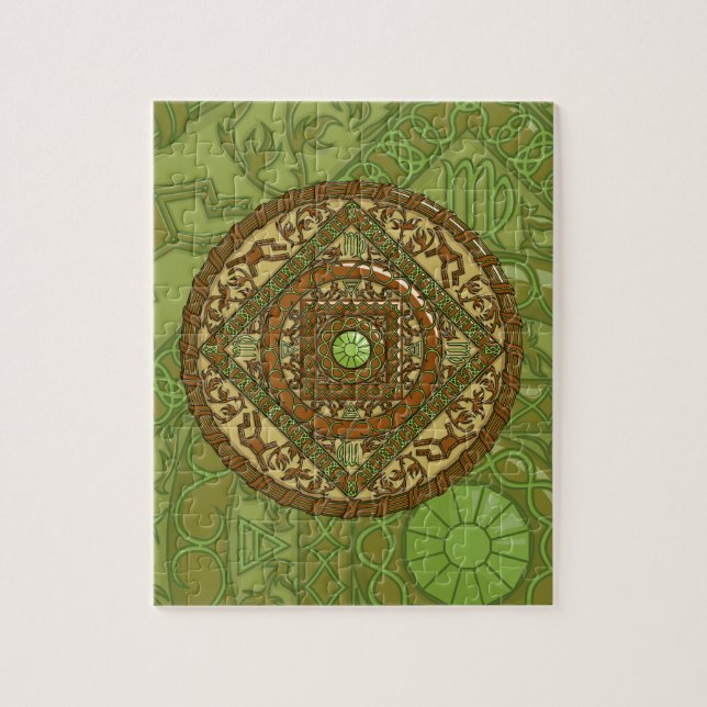 Virgo Mandala Pussel (Vertikal)
