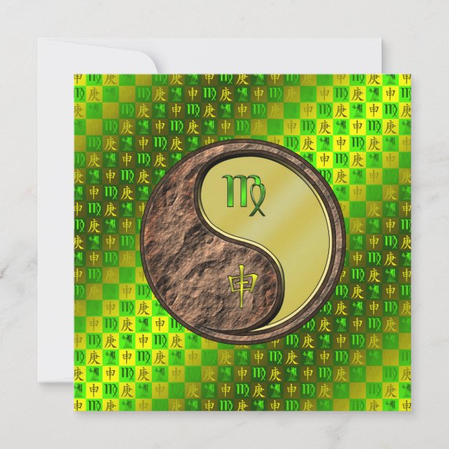 Virgo & Metal Monkey Kort (Framsida)