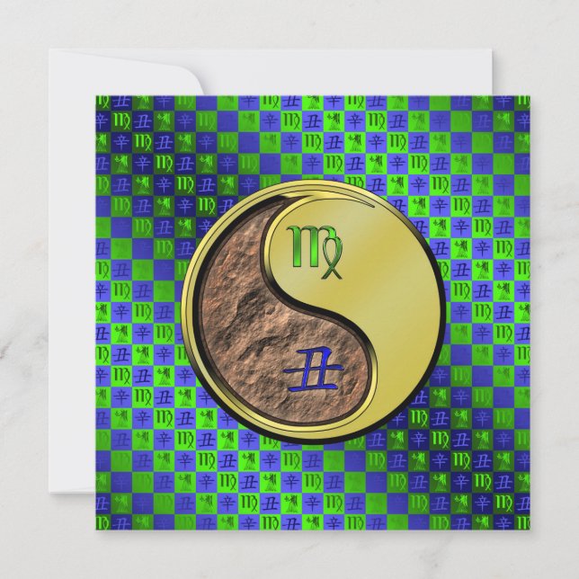 Virgo & Metal Ox Kort (Framsida)