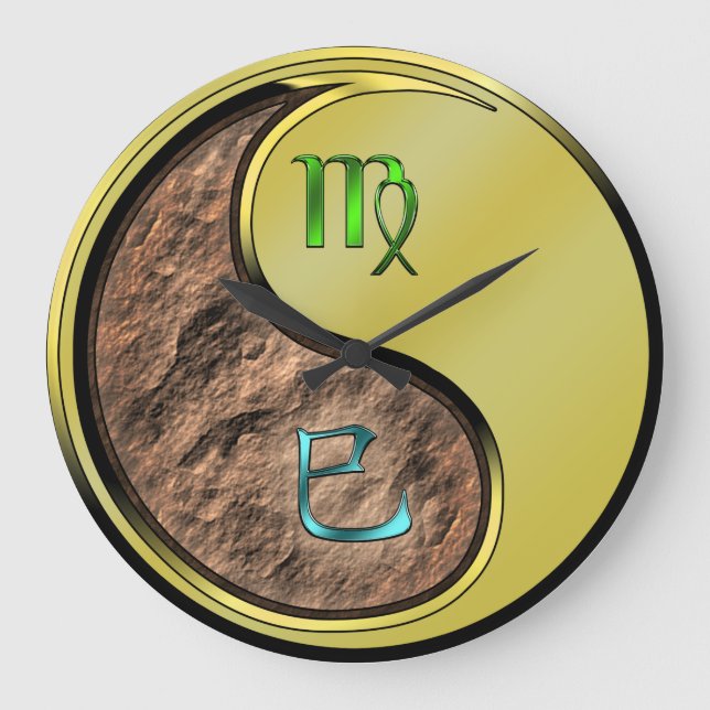 Virgo & Metall Orm Stor Klocka (Framsida)