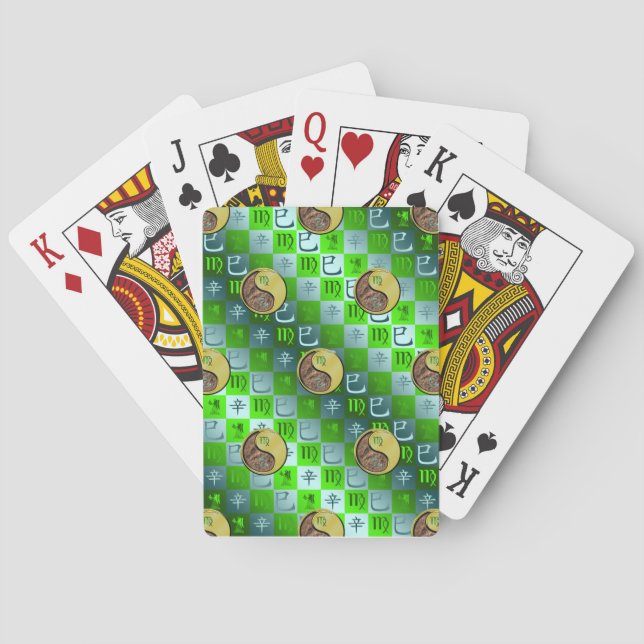 Virgo & Metall Ormen Casinokort (Baksidan)