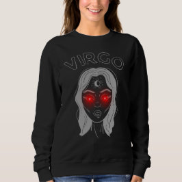 Virgo Mörk Astrologi | Minimal Ockult Zodiak T Shirt