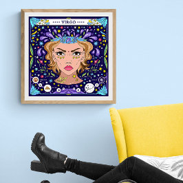 Virgo: “Ren Perfektion” Stjärntecken Poster