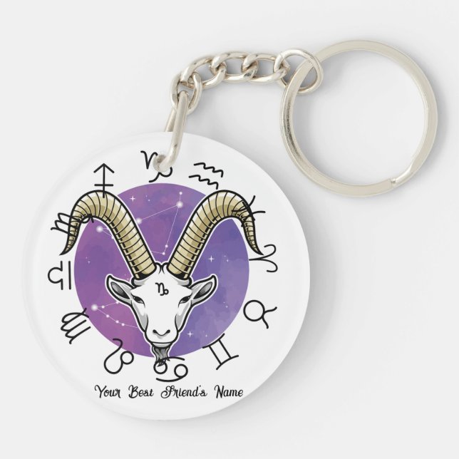 Virgo Stenbock Akrylnyckelring (Baksidan)