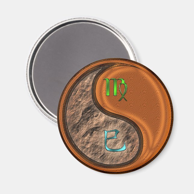 Virgo & Trä Orm Magnet (Front/Back)