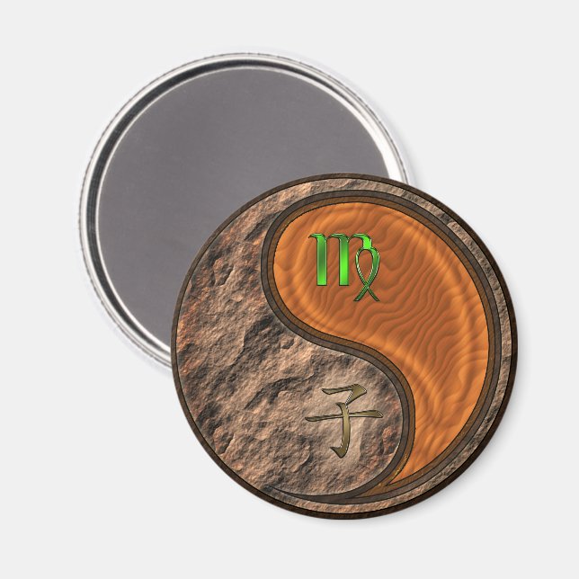Virgo & Träråtta Magnet (Front/Back)