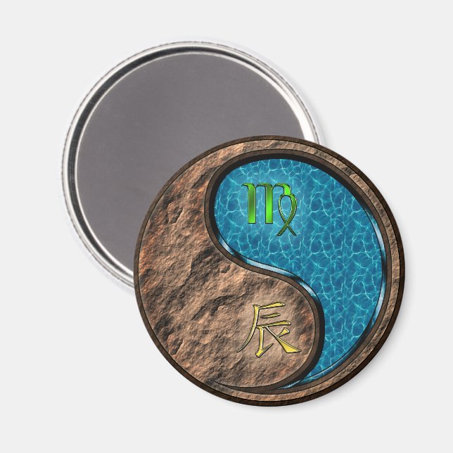Virgo & Vatten Drake Magnet (Front/Back)