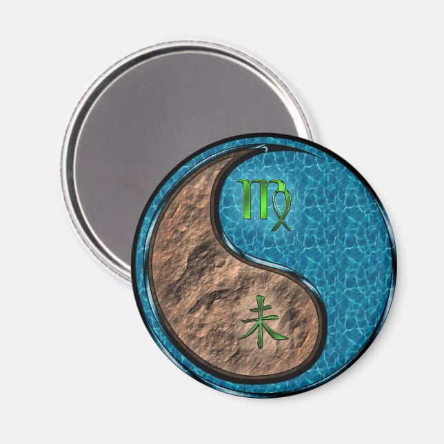 Virgo & Vatten Geten Magnet (Front/Back)