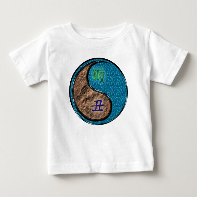 Virgo & Vatten Oxe Baby Bodysuit T Shirt (Framsida)