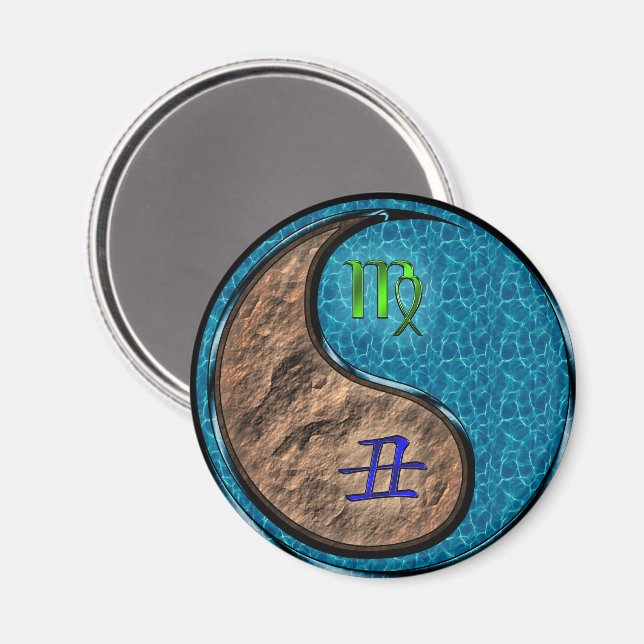 Virgo & Vatten Oxe Magnet (Front/Back)