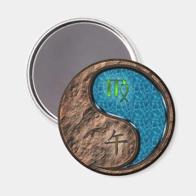 Virgo & Vattenhäst Magnet (Front/Back)