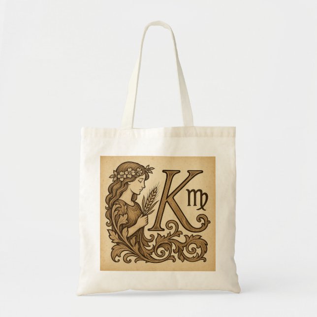 virgo Zodiac bag (K) Tygkasse (Framsidan)