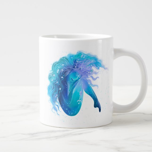 Virgo Zodiac Mug – Virgo Horoscope & Constellation Jumbo Mugg (Höger)