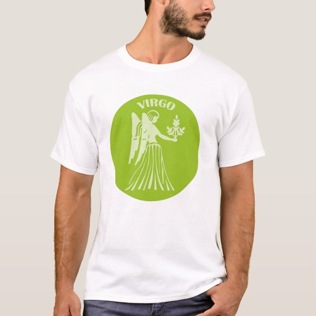 Virgo, Zodiac Sign, Horoscope, Astrology T Shirt (Framsida)