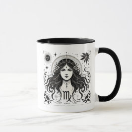 Virgo Zodiak Astrologi Present Mugg