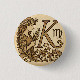 Virgo Zodiak (K) Märke Knapp