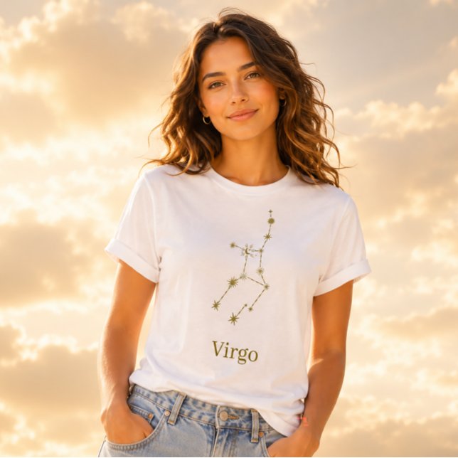 Virgo Zodiak Stjärnbild T Shirt (Skapare uppladdad)
