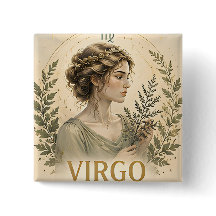 Virgo Zodiakustecken Födelsedags Astrologi Present