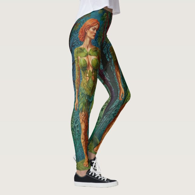 “Viridra’s Portrait” -  Veins of the Canopy    Leggings (Höger)