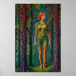 “Viridra’s Portrait” - Veins of the Canopy Poster