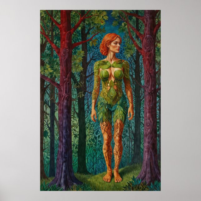 “Viridra’s Portrait” -  Veins of the Canopy     Poster (Framsidan)