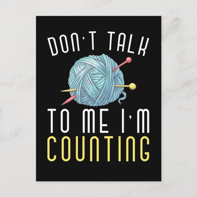 Virka Hobby Hantverk Garn Älskare Vykort (Framsida)