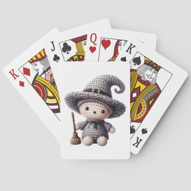 Virka Söt Häxa Casinokort (Baksidan)