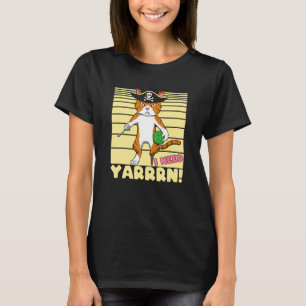 Virkad Pun Pirat Katt Med Ull Och Virknål Virk T Shirt