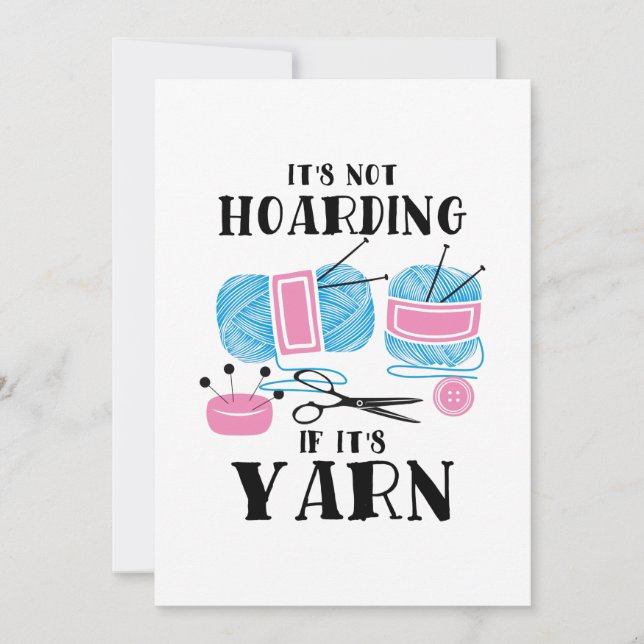 Virkade stickade presenter inbjudningar (Framsida)