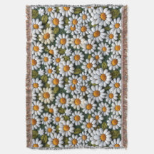 Virkade vita tusenskönor vårblommor