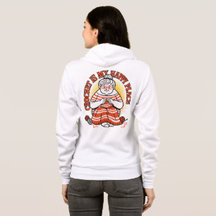 Virkning Är Min Lyckliga Plats – Glad Mormor T Shirt