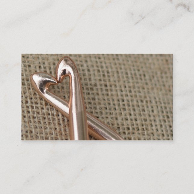 Virkningälskare mall för visitkort (Framsida)