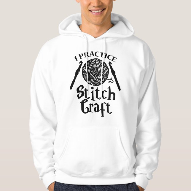 Virkteknik Hoodie (Framsida)