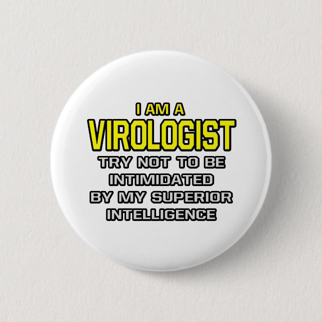 Virolog... överlägsen intelligens knapp (Framsida)
